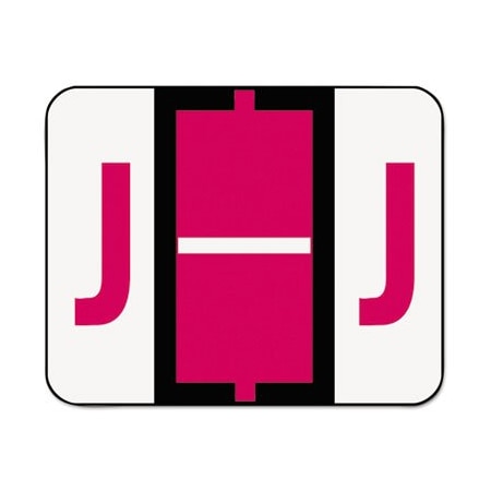 Smead Smead, A-Z COLOR-CODED END TAB FILING LABELS, J, 1 X 1.25, WHITE, 500/ROLL 67080